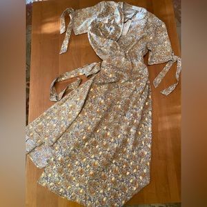 Never Fully Dressed Zsa Zsa Gold Dress NWT